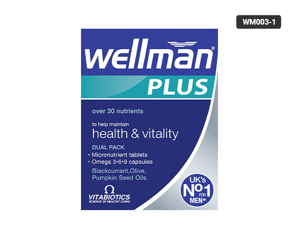 Wellman Plus Omega 3-6-9 Vitabiotics 56 Tablets in Sri Lanka